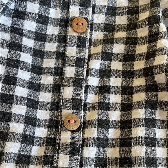 Zara Gray and White gingham Knit dress baby girl 2T - Picture 4 of 7